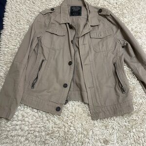 Tan Military Style Jacket